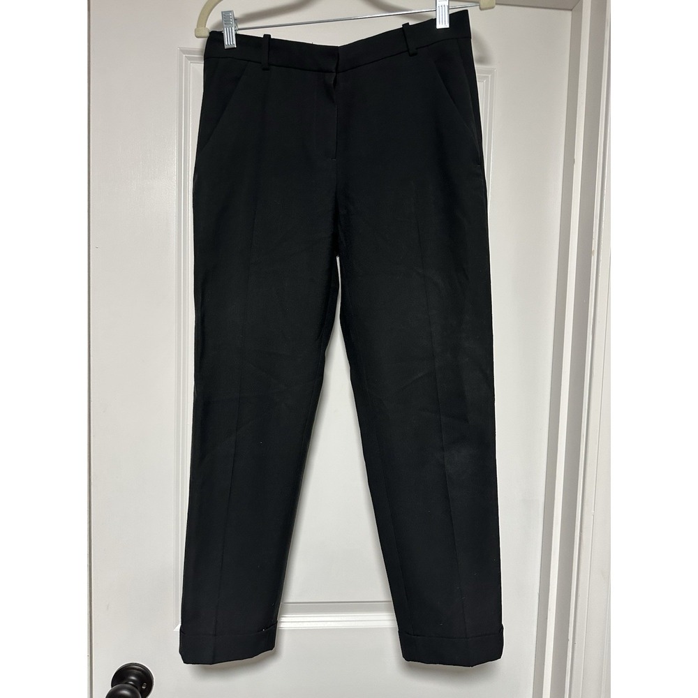 Carven,‎ Women's Straight Leg Dress Pants, Black, Size 36